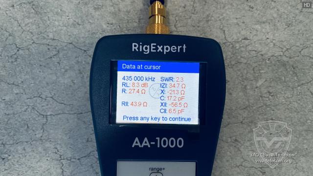 ����������� �������� ��� ������� Diamond SRHF10 � 400-470 ���