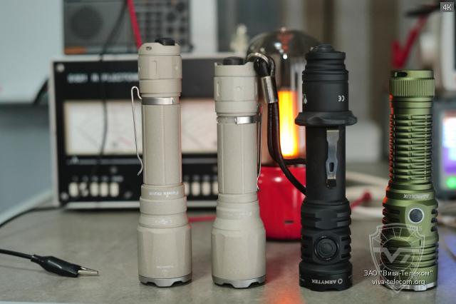 ��������� ������� Fenix TK-21R, TK-17, Armytek Dobermann Pro Max, Astrolus ST02