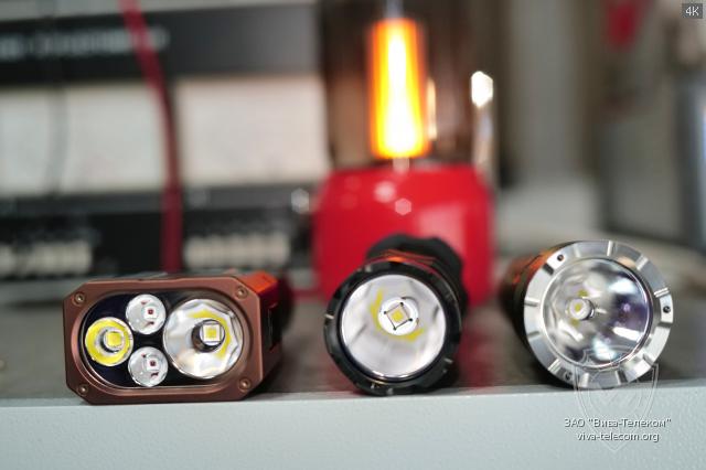 ���������� ������� Fenix TK-28R, Armytek Dobermann Pro Max, Astrolux ST02