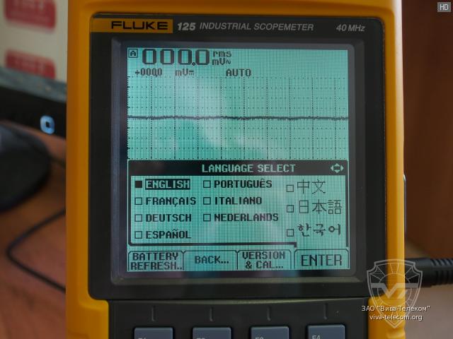 ����� ������������ Fluke 125