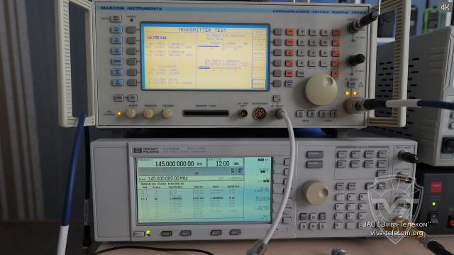 ���� ������� �������� �������� Marconi 2945A �� ������� 145 ���