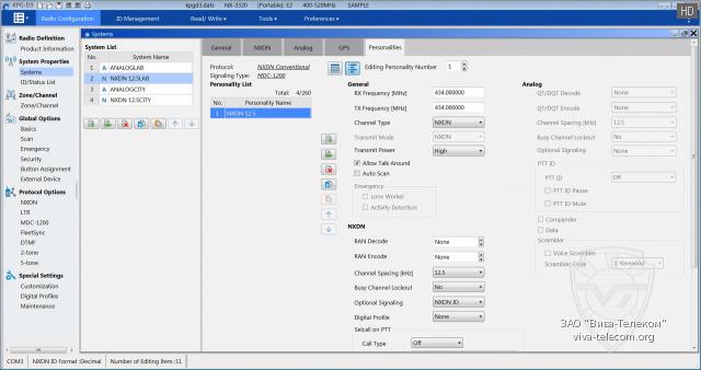 Kenwood KPG-D3E. ��������� �������� ������� NXDN