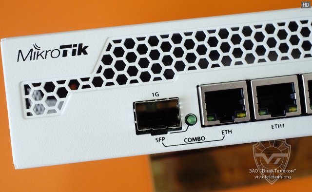  SFP  Gigabit Ethernet    MikroTik CCR1009-7G-1C-PC