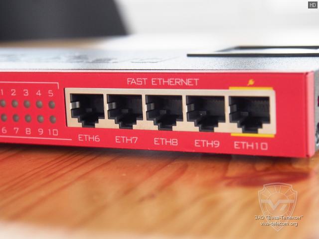 ������ ����� �������� ������ Mikrotik RouterBOARD RB2011UiAS-IN