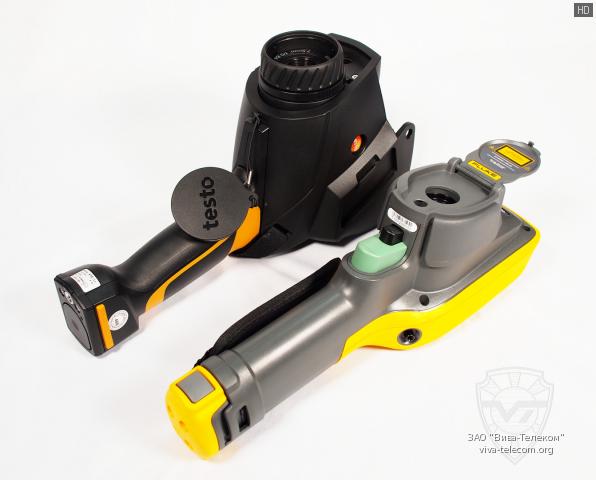 �������� ������ ������������ Fluke TI100 � Testo 875-1i