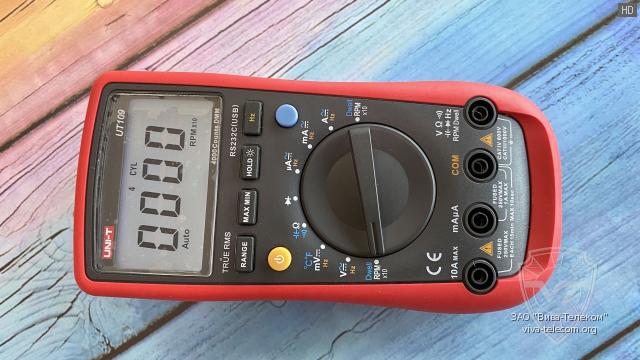 ������������� ������ UNI-T UT109