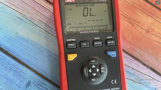 ������ ��������� ������� UNI-T UT612