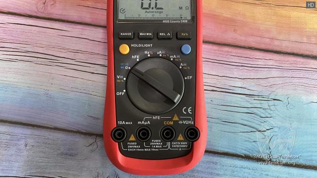 ������ ��������� ������� UNI-T UT61A