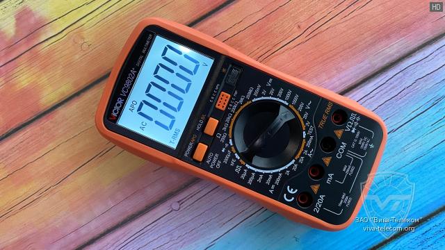 ������� ������� Victor VC9802A+