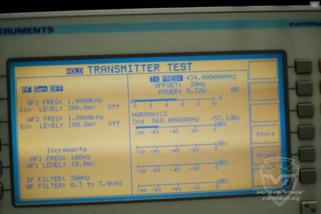 ������� �������� ������������ Vostok ST-103 �� ������� 434 ���