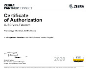 ЗАО Вива-Телеком - официальный поставщик продукции Zebra 2019