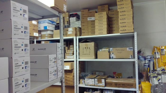 Склад Вива-Телеком в Омске